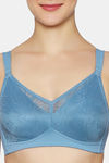 Triumph Double Layered Non Wired Full Coverage Minimiser Bra - Provincial Blue — thumbnail 4